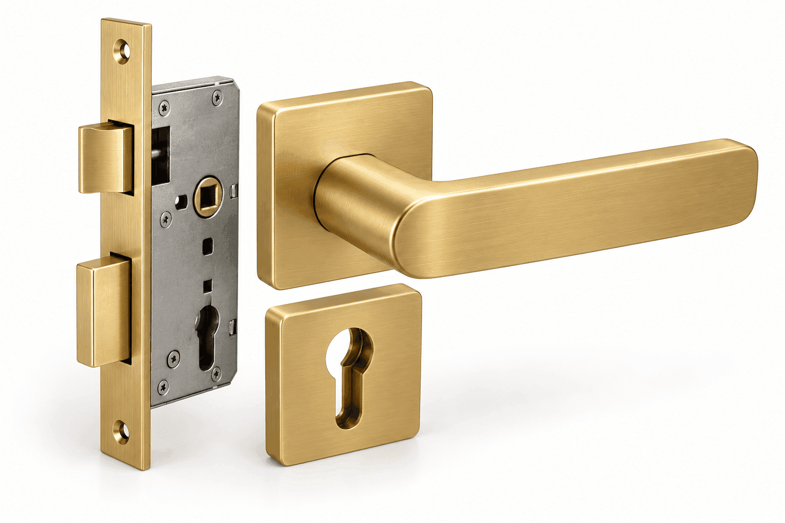 Heavy-Duty Mortise Door Lock for Home Main Door & Bedroom with Handle |Strong 70mm Cylinder | 50x85mm Body | 3