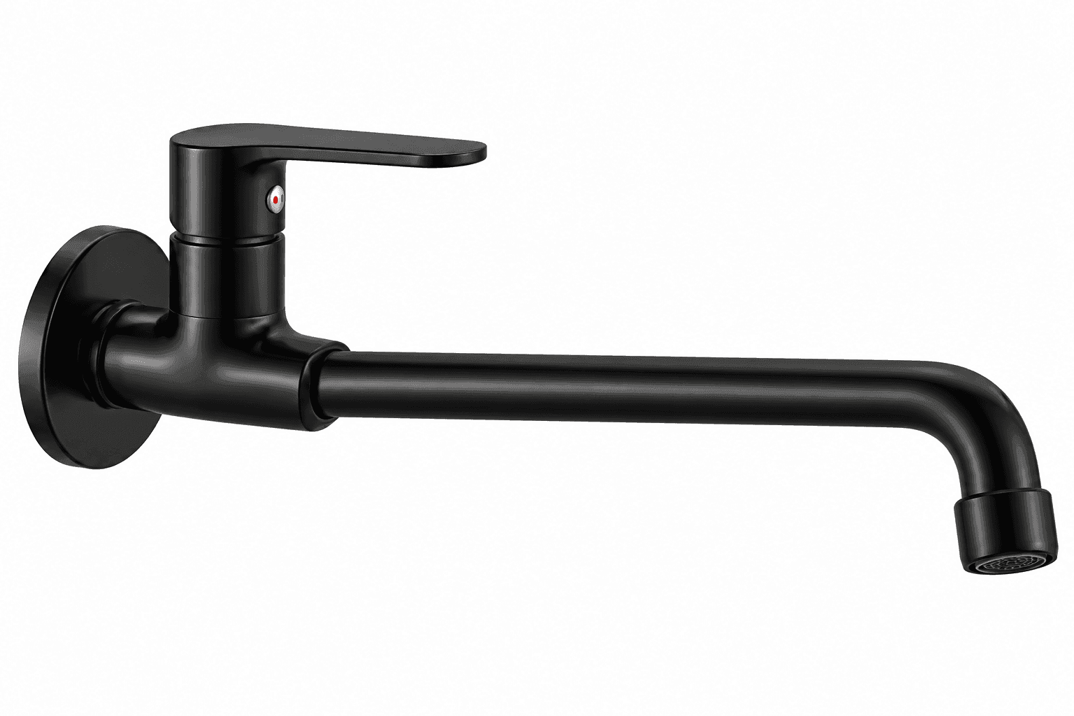 Single Lever Kitchen Sink Tap with Water Saving Aerator (Black)