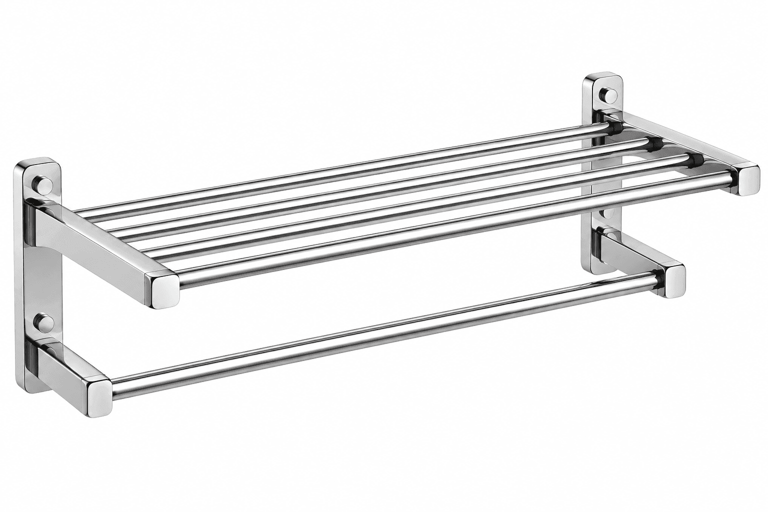 304 Grade Stainless Steel Towel Rack - Chrome, 24 Inch